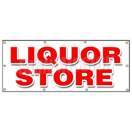 Signmission LIQUOR STORE BANNER SIGN cold beer malt huge selection cigarettes ice B-96 Liquor Store